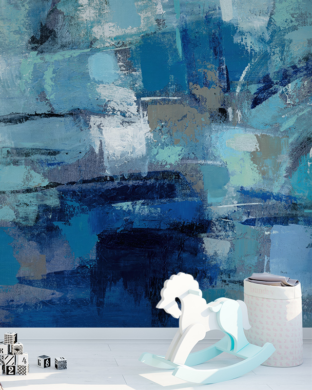 abstract-blue-wallpaper-textures-with-layered-brushstrokes-featuring-a-white-rocking-horse-and-toys-in-the-foreground Abstract blue wallpaper textures with layered brushstrokes, featuring a white rocking horse and toys in the foreground