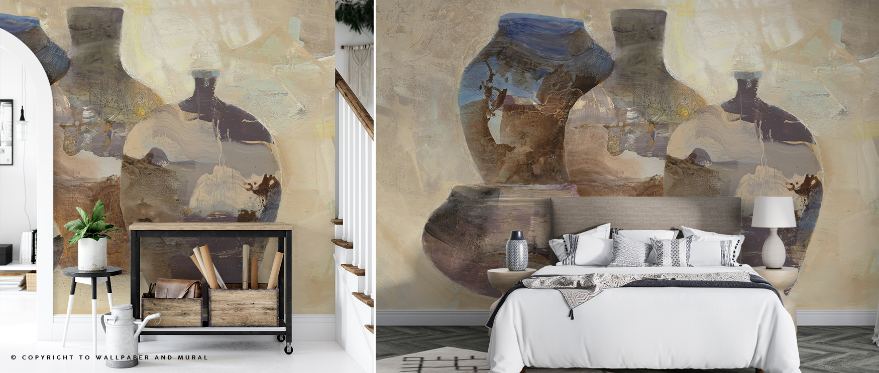 abstract-wallpaper-for-small-spaces-featuring-artistic-pottery-with-earthy-tones-creating-a-warm-and-cozy-atmosphere abstract wallpaper for small spaces featuring artistic pottery with earthy tones creating a warm and cozy atmosphere