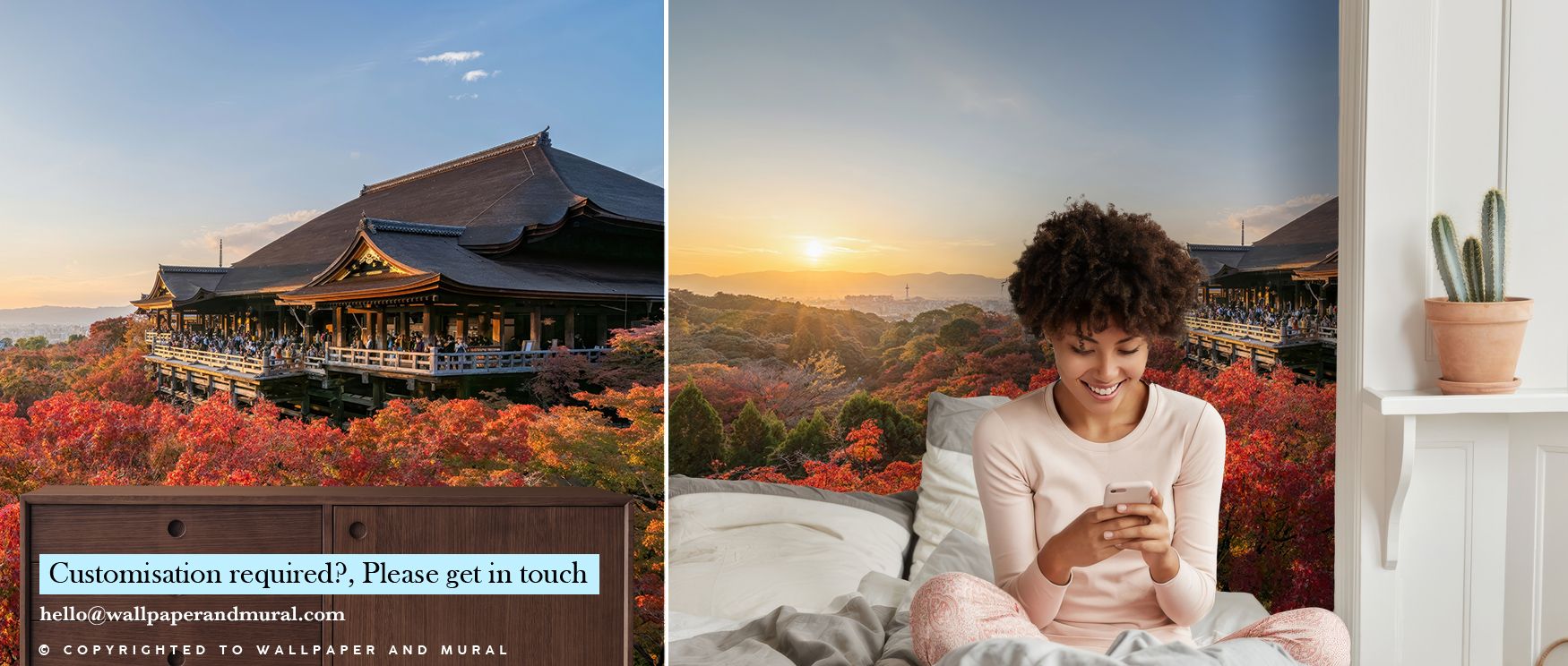 a-serene-sunset-over-a-japanese-temple-surrounded-by-autumn-foliage-featured-in-japandi-monochrome-wallpaper-designs A serene sunset over a Japanese temple surrounded by autumn foliage, featured in Japandi Monochrome Wallpaper Designs.