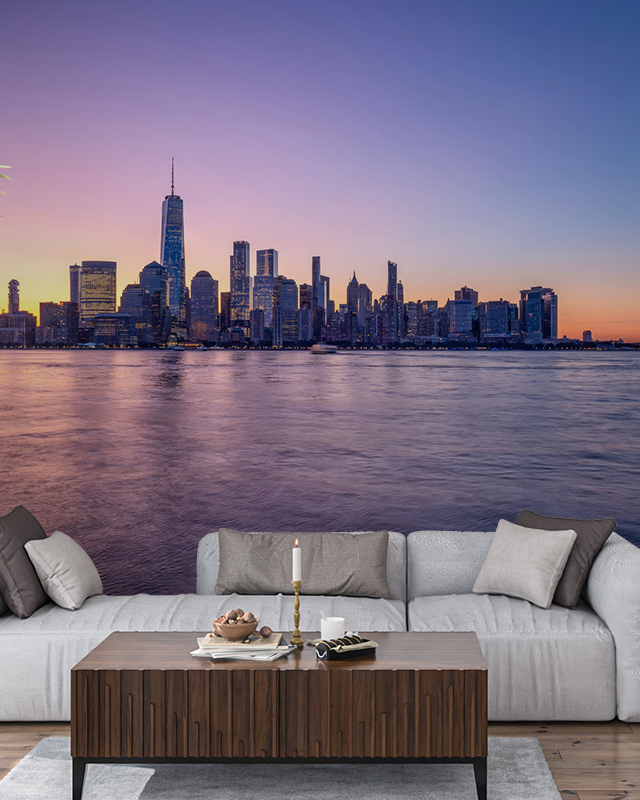 a-stunning-cityscape-wallpaper-of-new-york-at-sunset-perfect-wallpaper-for-different-workplaces-enhancing-productivity A stunning cityscape wallpaper of New York at sunset, perfect wallpaper for different workplaces, enhancing productivity.