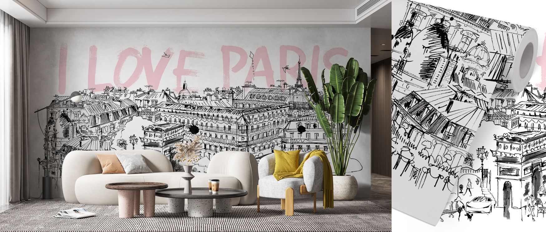 hand-drawn-paris-skyline-with-i-love-paris-text-ideal-office-wallpaper-for-branding-with-a-creative-urban-touch Hand-drawn Paris skyline with "I Love Paris" text, ideal office wallpaper for branding with a creative urban touch.