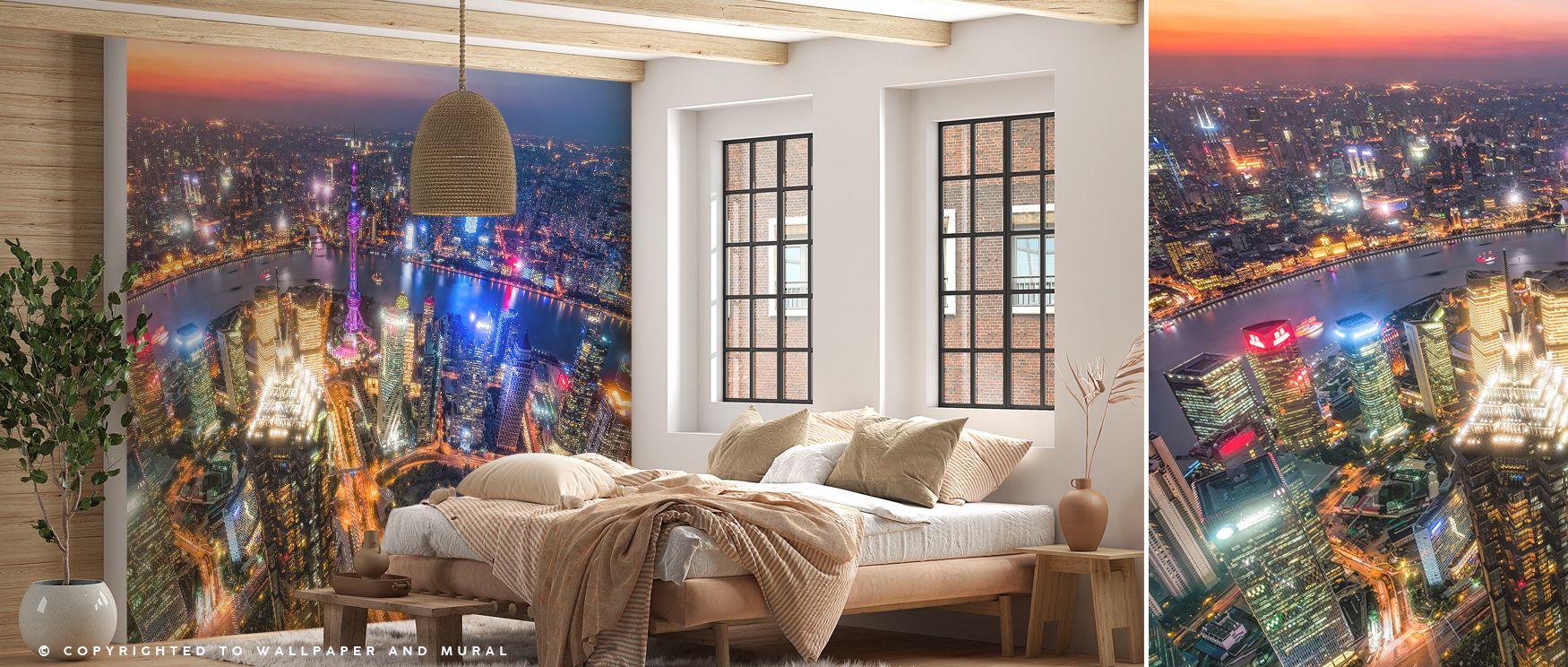 a-vibrant-aerial-night-view-of-a-city-skyline-featuring-brightly-lit-skyscrapers-perfect-urban-wallpaper-for-different-room-types A vibrant, aerial night view of a city skyline featuring brightly lit skyscrapers, perfect urban wallpaper for different room types.