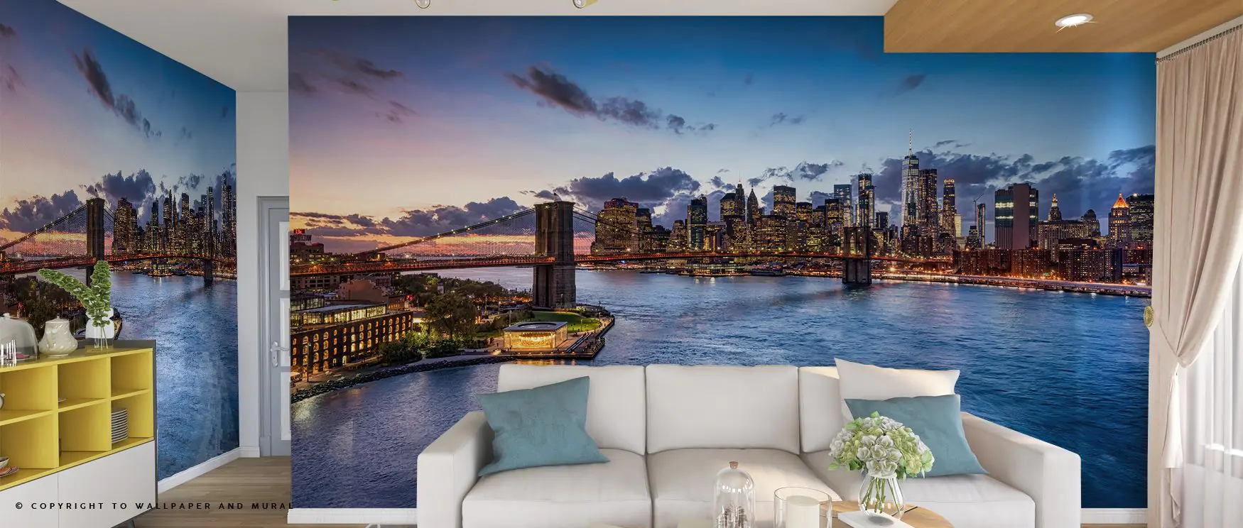 a-vibrant-mural-of-a-city-skyline-at-sunset-featuring-a-bridge-over-water-highlighting-modern-urban-wallpaper-trends A vibrant mural of a city skyline at sunset featuring a bridge over water, highlighting modern urban wallpaper trends.