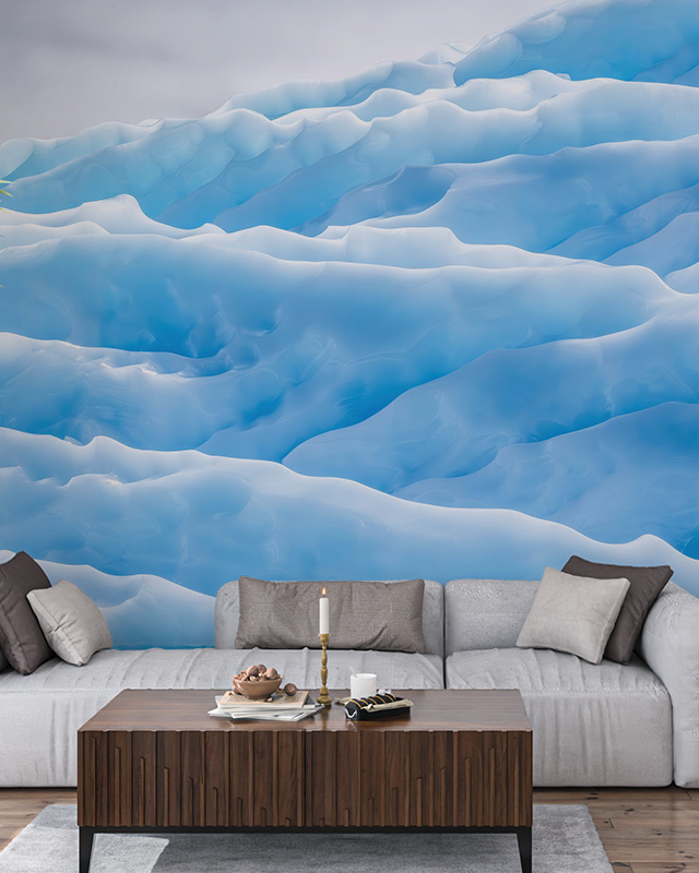 blue-ice-wave-design-as-bright-wallpaper-in-commercial-spaces-adding-a-fresh-and-serene-atmosphere Blue ice wave design as bright wallpaper in commercial spaces, adding a fresh and serene atmosphere.
