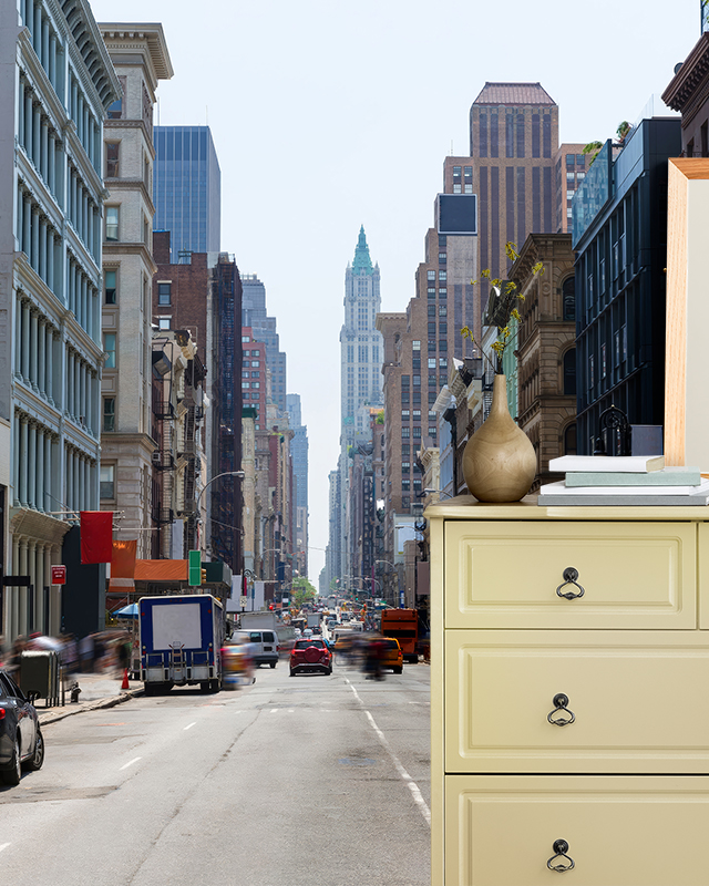 city-street-wallpaper-featuring-tall-buildings-and-traffic-showcasing-types-of-bright-wallpaper-designs-for-urban-spaces City street wallpaper featuring tall buildings and traffic, showcasing types of bright wallpaper designs for urban spaces.