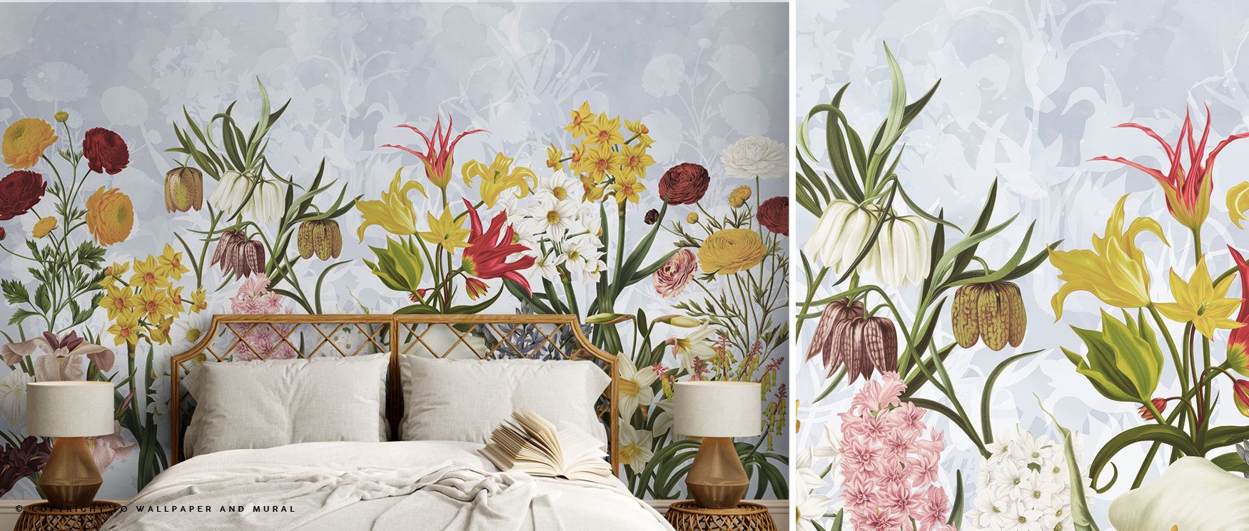 colorful-floral-mural-featuring-vibrant-blooms-ideal-as-bright-wallpaper-for-different-design-styles-and-room-aesthetics Colorful floral mural featuring vibrant blooms, ideal as bright wallpaper for different design styles and room aesthetics.