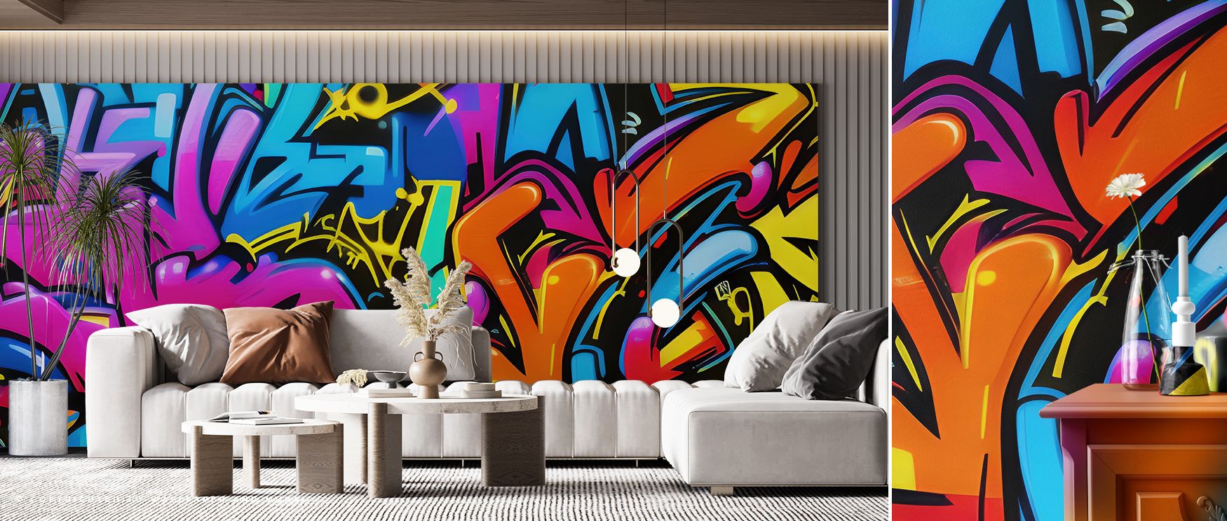colorful-graffiti-style-mural-with-bold-vibrant-shapes-a-perfect-bright-wallpaper-for-different-design-styles-and-spaces Colorful graffiti-style mural with bold, vibrant shapes, a perfect bright wallpaper for different design styles and spaces.