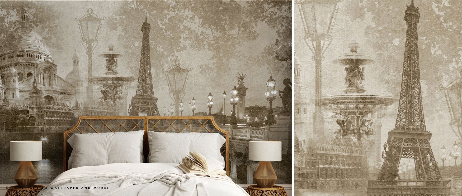 sepia-toned-wallpaper-featuring-paris-landmarks-like-the-eiffel-tower-perfect-urban-wallpaper-for-different-room-types Sepia-toned wallpaper featuring Paris landmarks like the Eiffel Tower, perfect urban wallpaper for different room types.