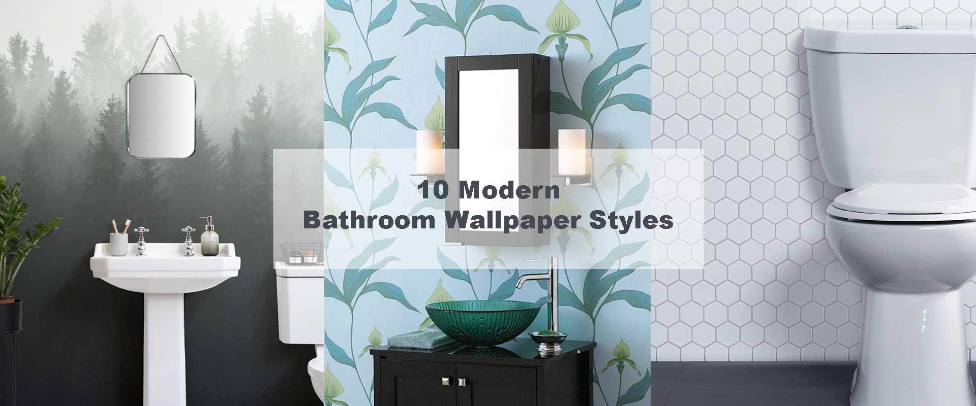 10 Modern Bathroom Wallpaper Styles for a Contemporary Look