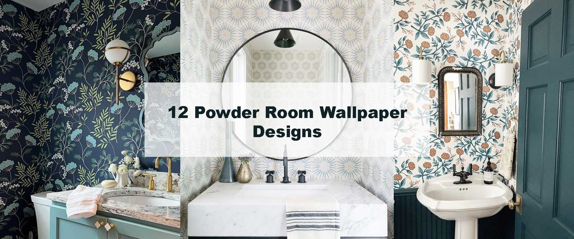 12 Powder Room Wallpaper Designs That Wow Your Guests