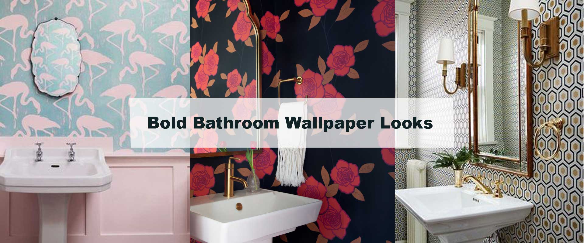 Bold Bathroom Wallpaper Looks to Make a Statement