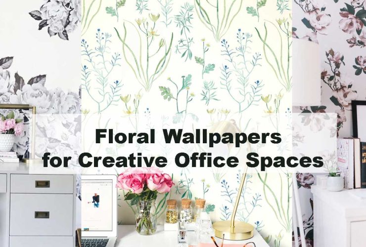 Floral Wallpapers for Creative Office Spaces