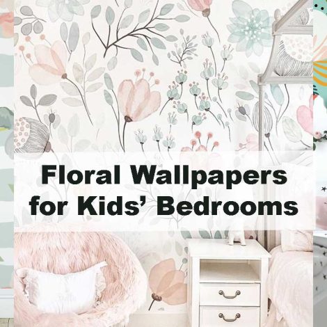 Floral Wallpapers for Kids’ Bedrooms