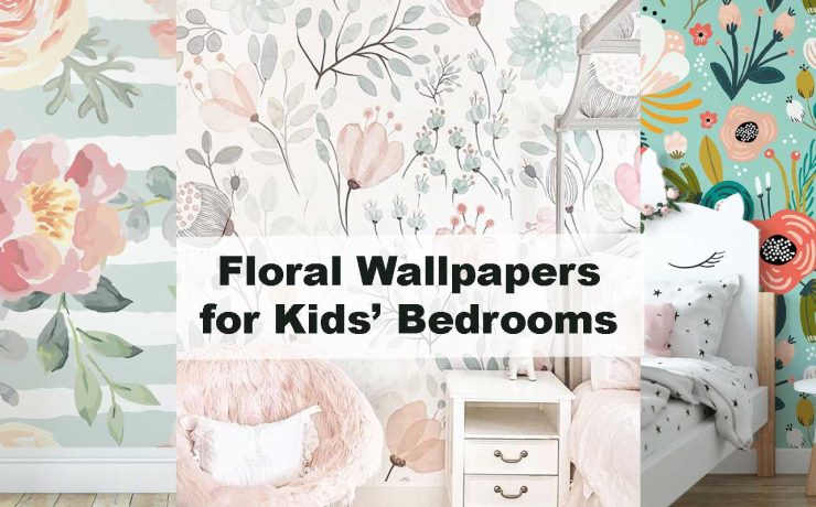 Floral Wallpapers for Kids’ Bedrooms