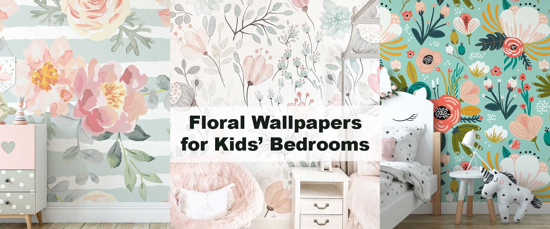 Floral Wallpapers for Kids’ Bedrooms