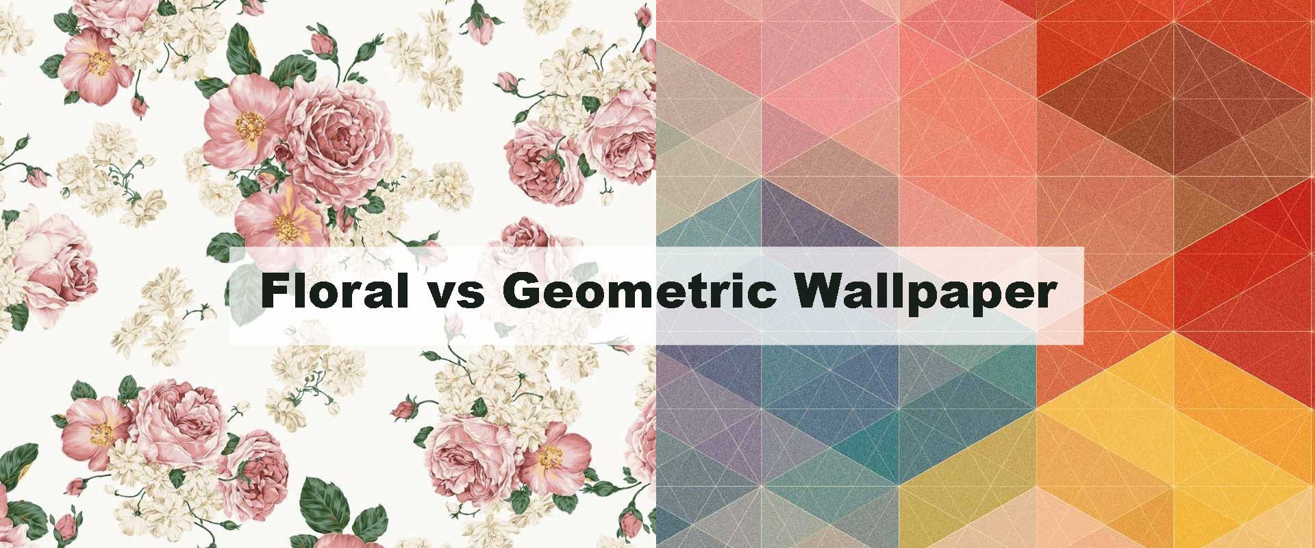 Floral vs Geometric Wallpaper – Mixing Patterns Wisely