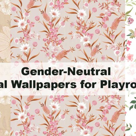 Gender-Neutral Floral Wallpapers for Playrooms