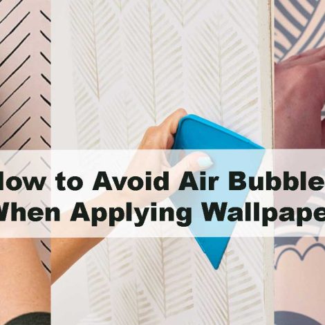How to Avoid Air Bubbles When Applying Wallpaper