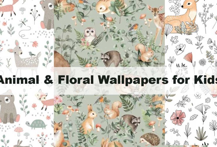 How to Mix Animal & Floral Wallpapers for Kids