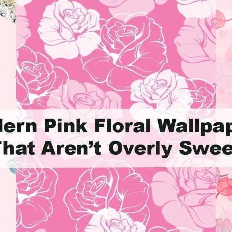 Modern Pink Floral Wallpapers That Aren’t Overly Sweet