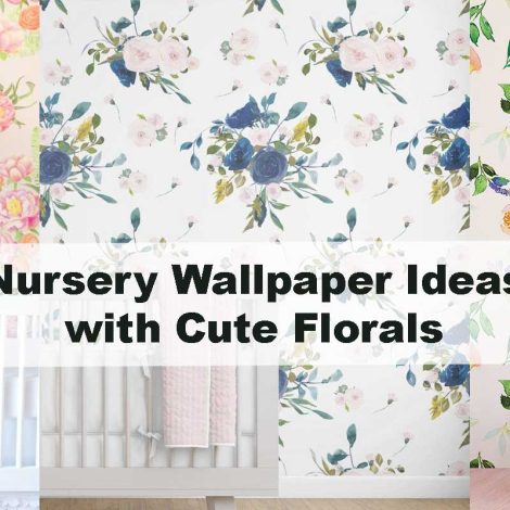 Nursery Wallpaper Ideas with Cute Florals