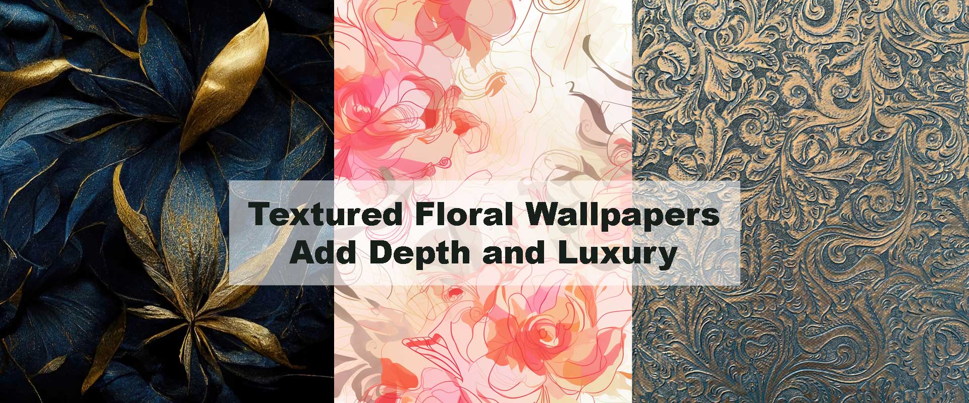 Textured Floral Wallpapers – Add Depth and Luxury