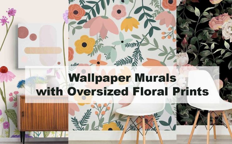 Modern Rustic Floral Wallpaper Ideas