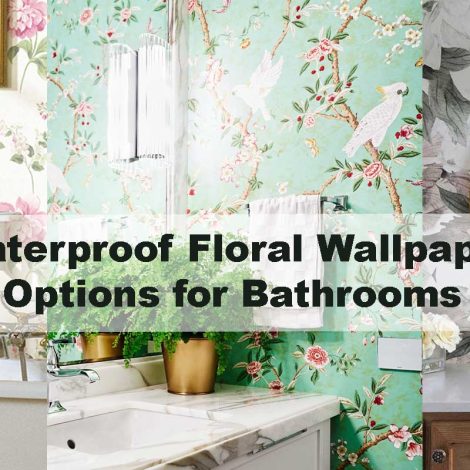 Waterproof Floral Wallpaper Options for Bathrooms