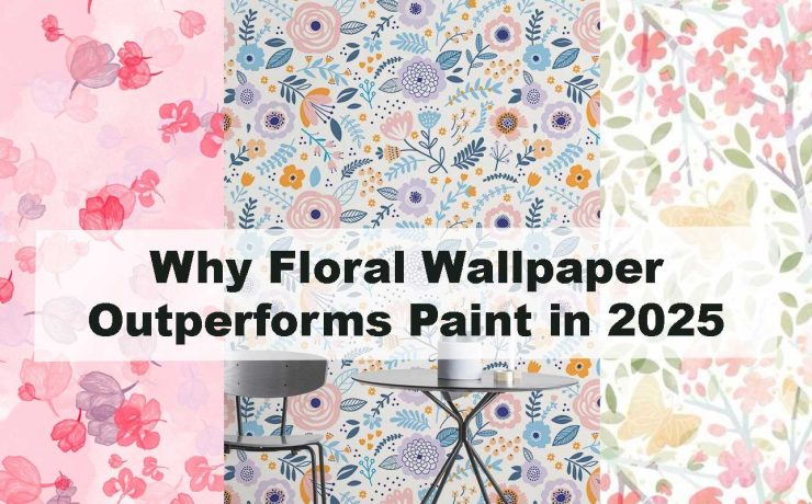 Why Floral Wallpaper Outperforms Paint in 2025
