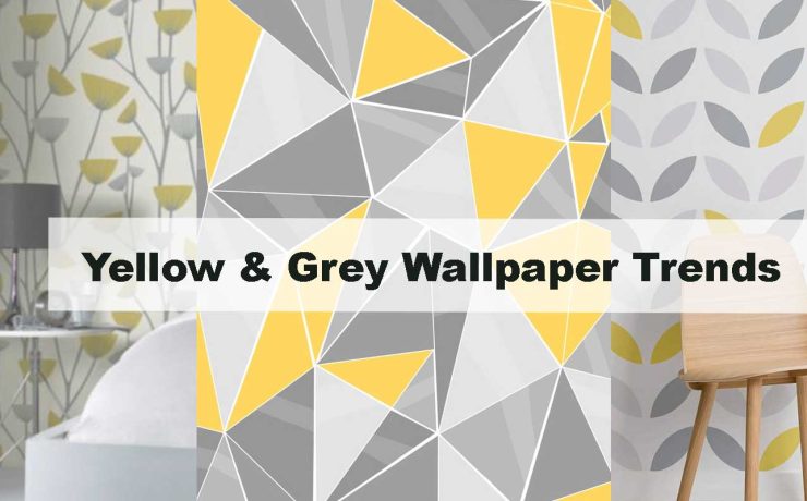 Yellow & Grey Wallpaper Trends