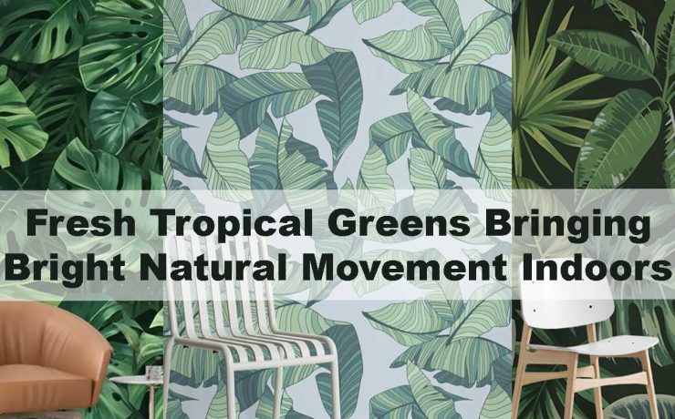 Fresh Tropical Greens Bringing Bright Natural Movement Indoors