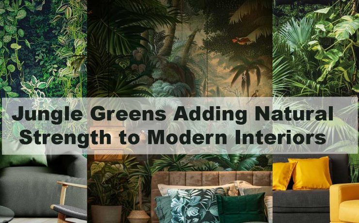 Jungle Greens Adding Natural Strength to Modern Interiors
