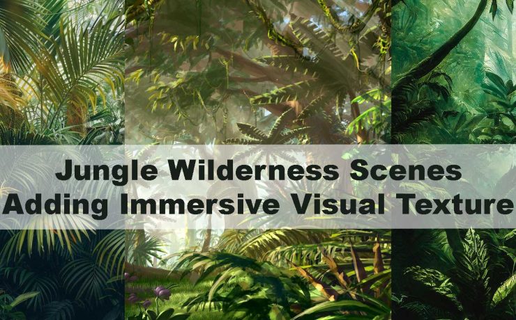 Jungle Wilderness Scenes Adding Immersive Visual Texture