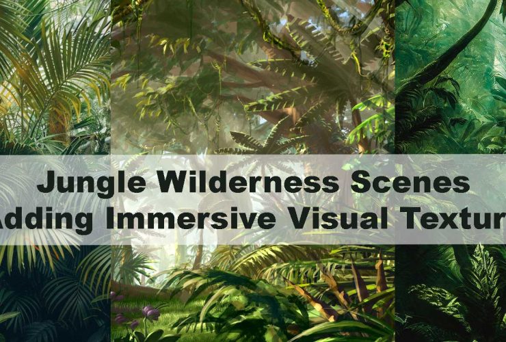 Jungle Wilderness Scenes Adding Immersive Visual Texture