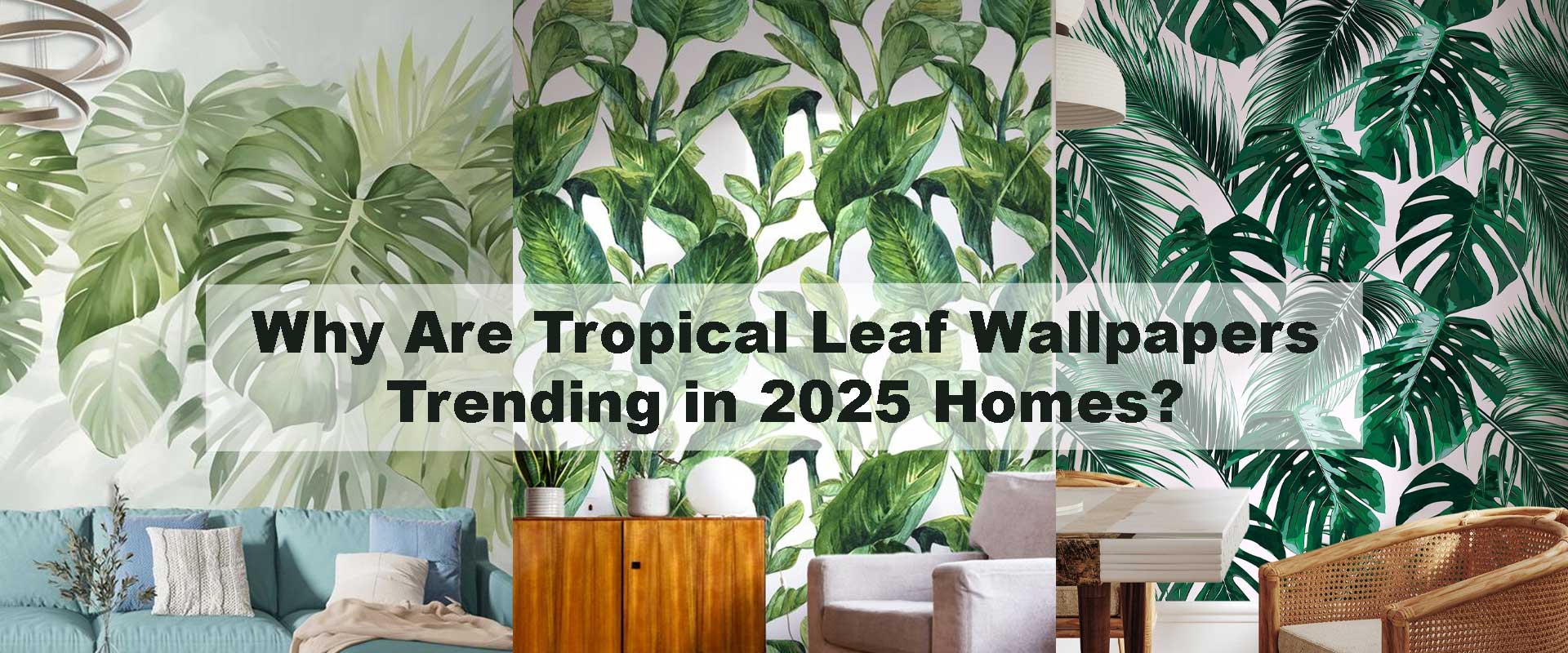Why Are Tropical Leaf Wallpapers Trending in 2025 Homes?