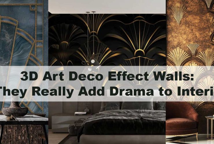 3D Art Deco Effect Walls: Do They Really Add Drama to Interiors?