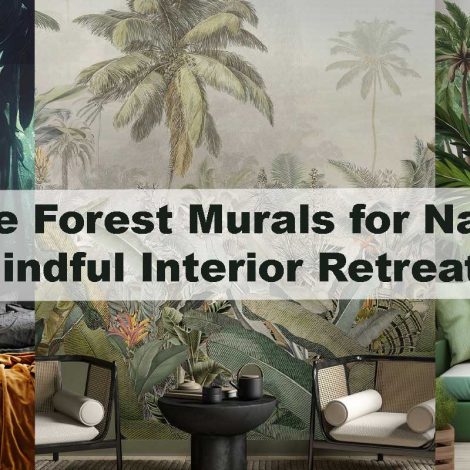 Jungle Forest Murals for Natural, Mindful Interior Retreats