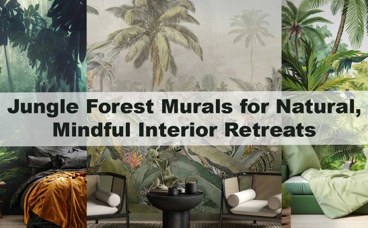 Jungle Forest Murals for Natural, Mindful Interior Retreats