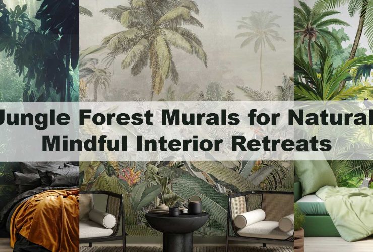 Jungle Forest Murals for Natural, Mindful Interior Retreats