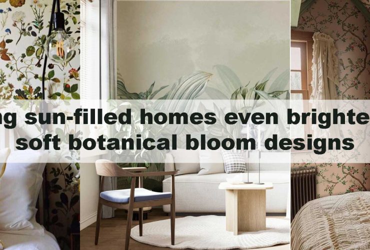 Making sun-filled homes even brighter with soft botanical bloom designs