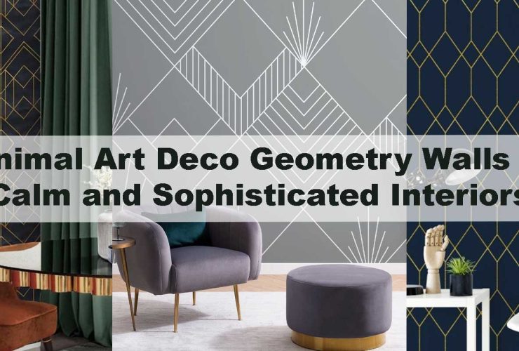 Minimal Art Deco Geometry Walls for Calm and Sophisticated Interiors