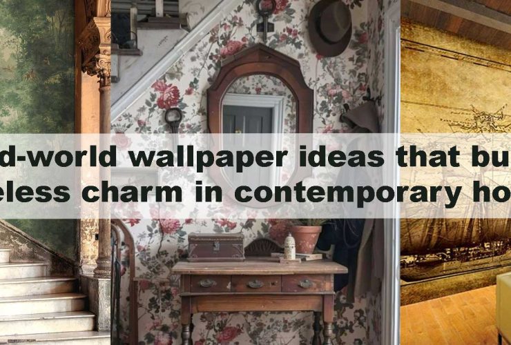 Old-world wallpaper ideas that build timeless charm in contemporary homes