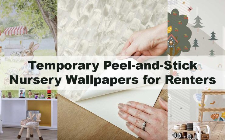 Temporary Peel-and-Stick Nursery Wallpapers for Renters