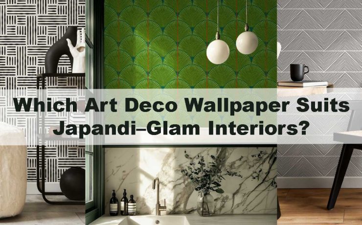 Which Art Deco Wallpaper Suits Japandi–Glam Interiors?