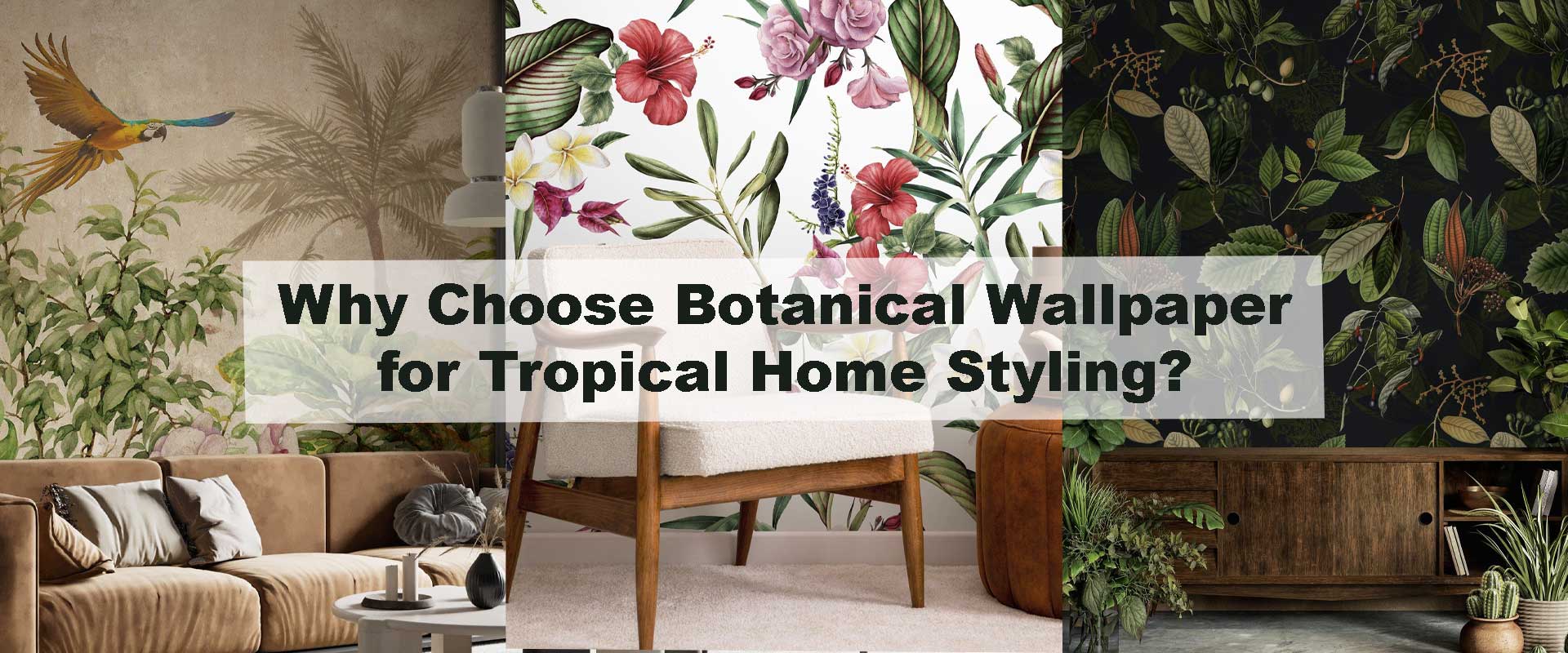 Why Choose Botanical Wallpaper for Tropical Home Styling?