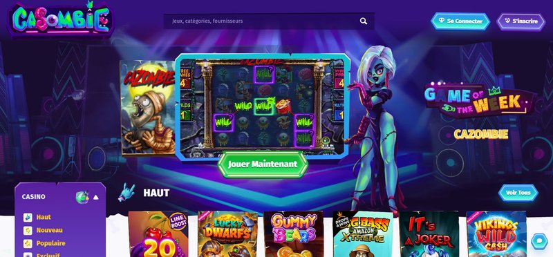 Découvrez les avantages du jeu en ligne à Casombie Casino en France