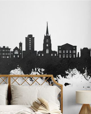 Chelmsford England Skyline Black & White