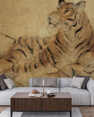 Global Tiger Roaring Majesty Wallpaper
