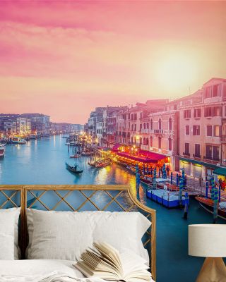 Grand Canal Sunset Pink