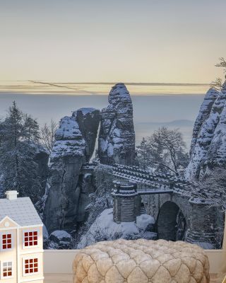 Bastei Bridge Scenic Wallpaper
